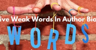 Weak Words in Author Bios