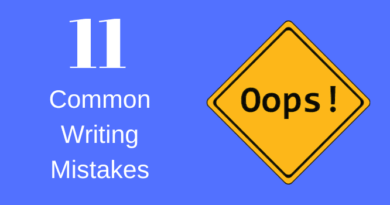 11 Common Writing Mistakes