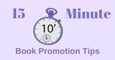 15 ten minute book promotion tips