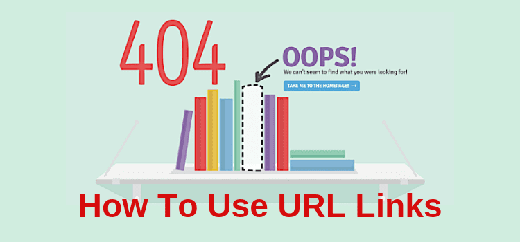 How to copy and paste URL links