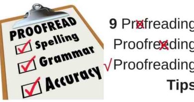 Proofreading Tips