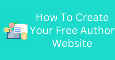 Create Your Free Author Website