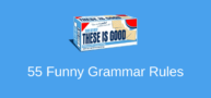 55 Funny Grammar Rules