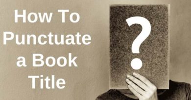 Punctuate A Book Title
