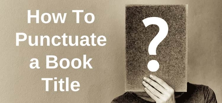 Punctuate A Book Title