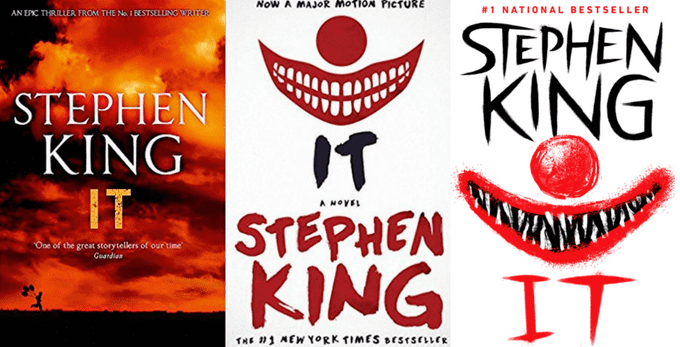stephen king it changes of title typography