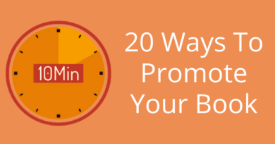 20 Ways To Promote Your Book