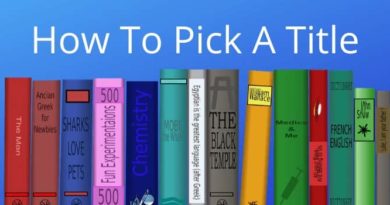 How To Pick A Book Title