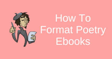 How To Format Poetry Ebooks