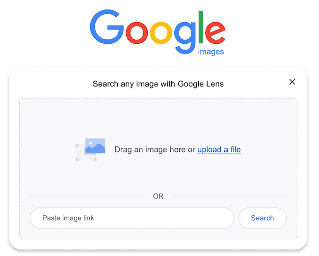 Google upload image or URL