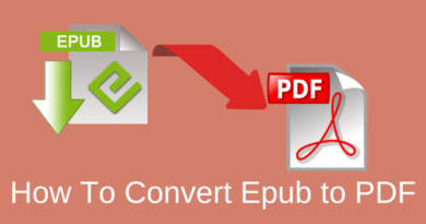 How To Convert Epub to PDF