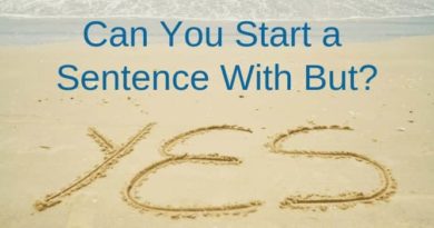 Start A Sentence With But Yes