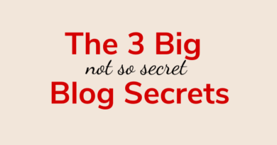 Three Blog Secrets