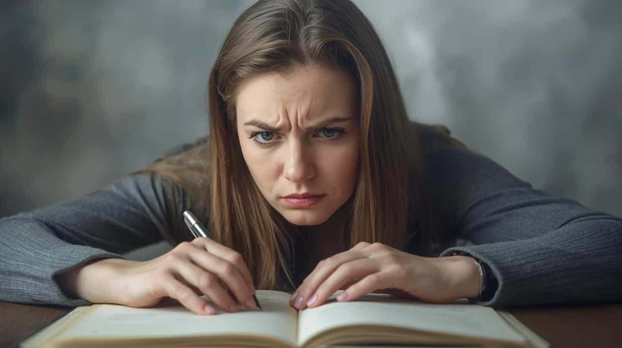 A writer with a blank page and stuck for writing ideas