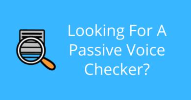 Passive Voice Checker