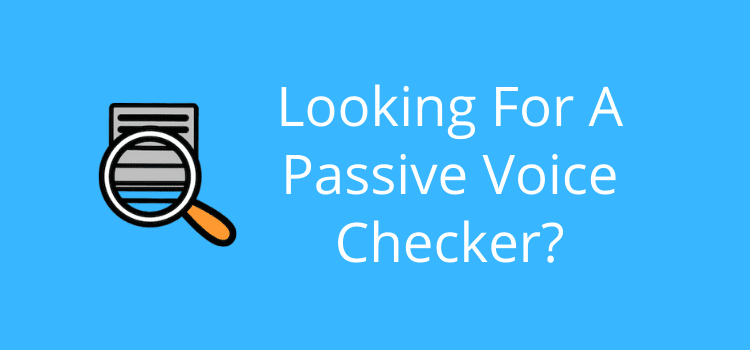 Passive Voice Checker