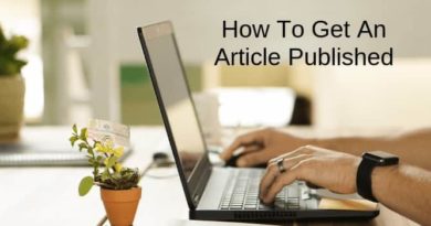 How To Get An Article Published