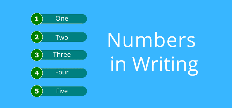 In Formal Writing Should Numbers Be Spelled Out