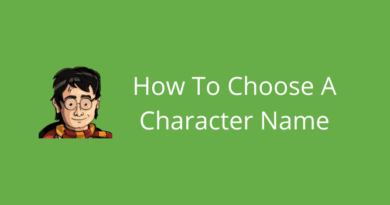 How To Choose A Character Name