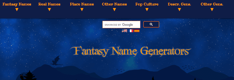fantasy names
