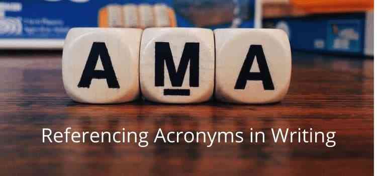 Referencing Acronyms in Writing