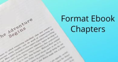 Format Ebook Chapters