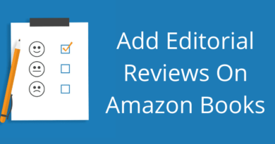 Add Editorial Reviews On Amazon Books