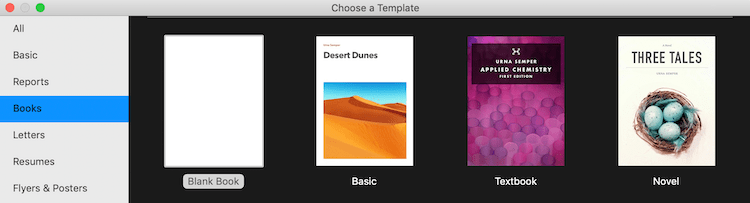 book cover templates for mac