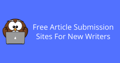 Free Article Submission Sites