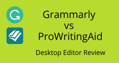 Grammarly or Prowritingaid Desktop Editor