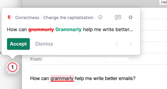 Grammarly and Apple Mail