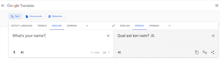 Google Translate question