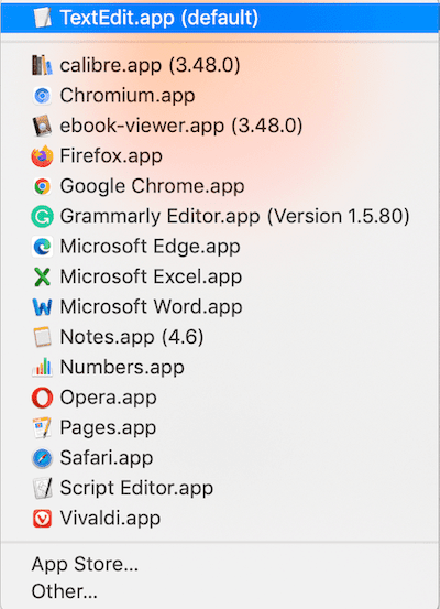 txt file open with apps