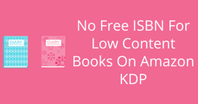 No ISBN For Low Content Books On Amazon