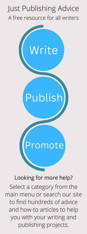 Write Publish Promote With Just Publishing Advice