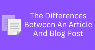 An Article Or A Blog Post