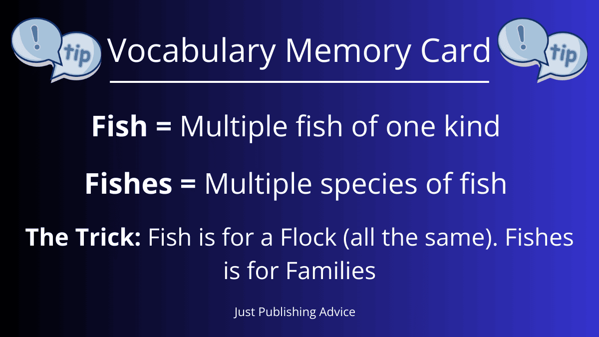 Vocabulary Memory Card Fish And Fishes Vocabulary Memory Card Fish And Fishes