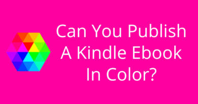 Can You Publish A Kindle Ebook In Color