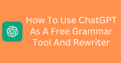 ChatGPT As A Free Grammar Tool