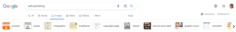 Topics on Google Image search
