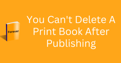 You Can't Delete A Print Book