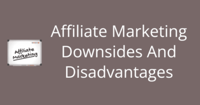 affiliate marketing downsides