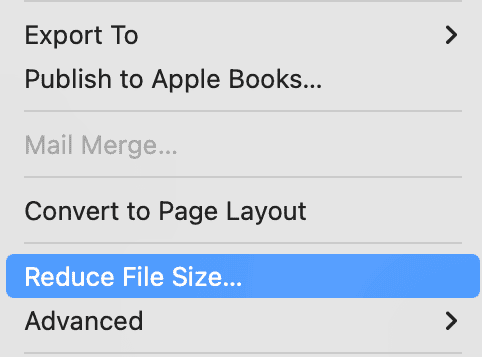 Reduce file size option