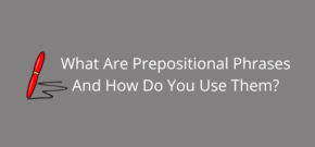 What Are Prepositional Phrases