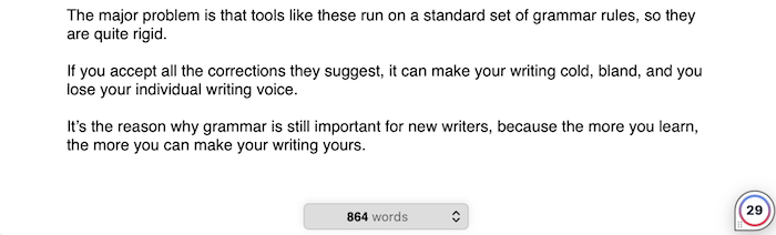 Grammarly Suggestions