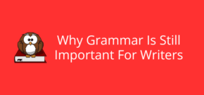 Why Grammar Is Still Important For Writers