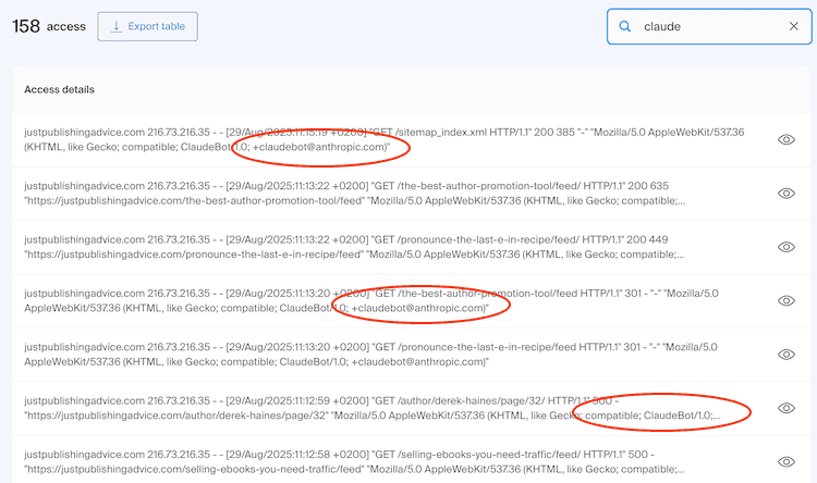 Server Logs