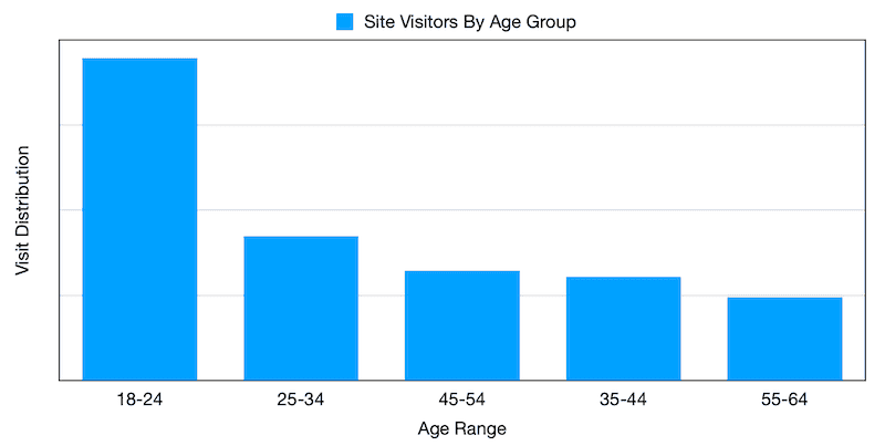 Visitor Graph By Age Group