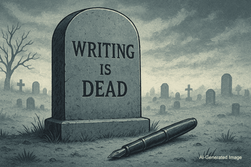 Writing is dead