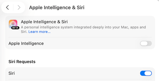 Enable Apple Intelligence Enable Apple Intelligence